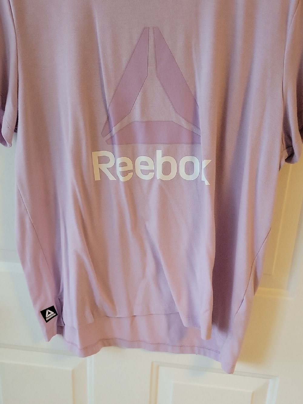 Reebok Lavender Logo Tee Shirt